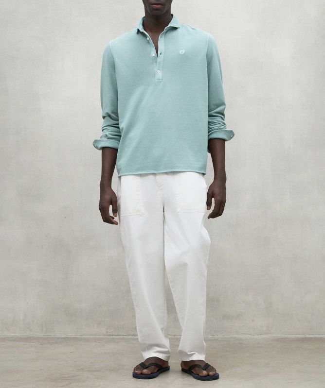 ECOALF Long Sleeve Pol Pique Polo Shirt