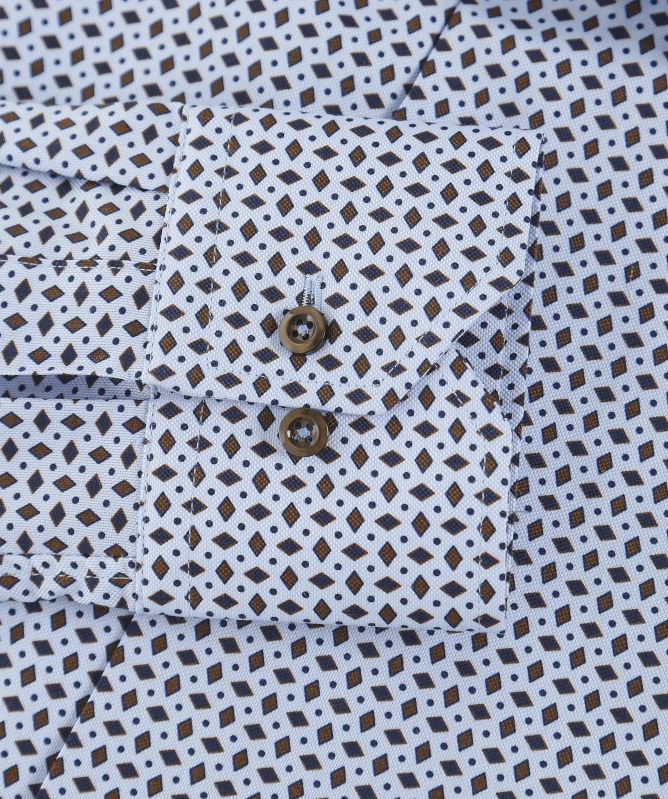 Stenstroms Slimline Diamond Print Shirt