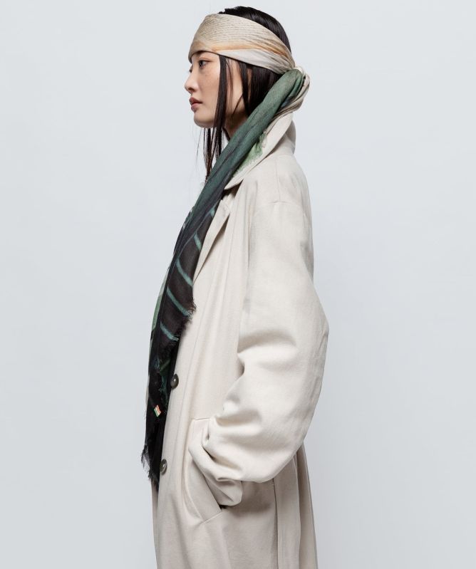 Talking Walls Ela Talking Door Silk Scarf