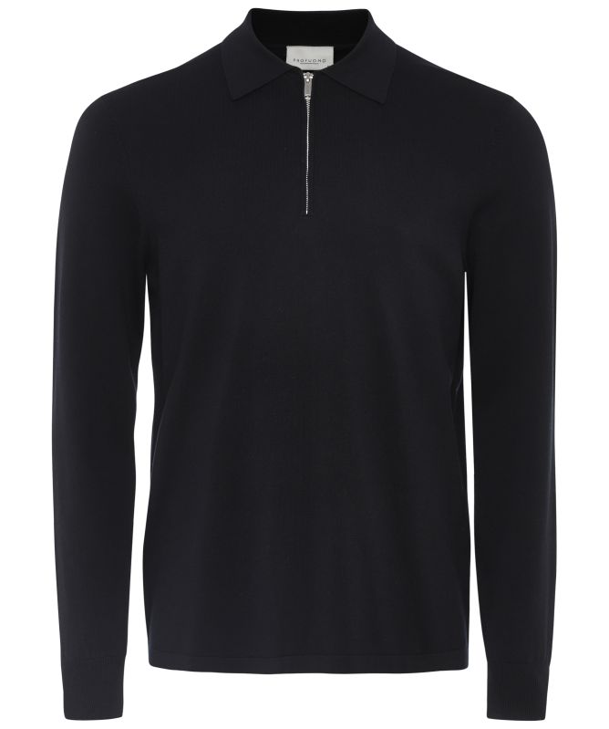 Profuomo Polo Half Zipper Sweater