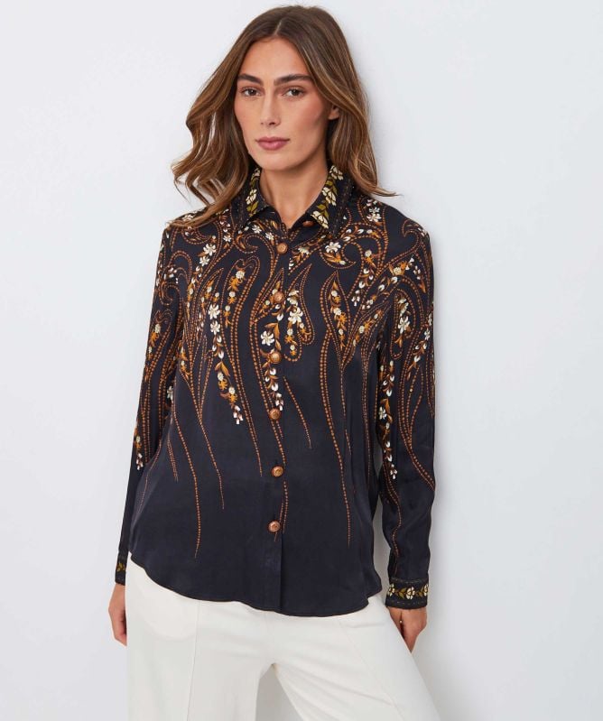 FARM Rio Garden Silhouette Shirt