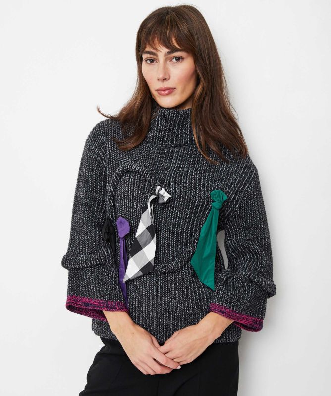 Bize Twist Tie Knot Jumper