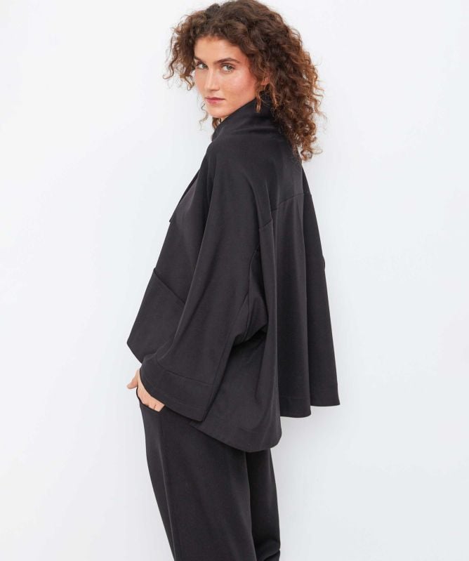 Thanny Asymmetric Front Jacket