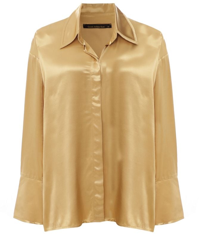 Greek Archaic Kori Satin Shirt