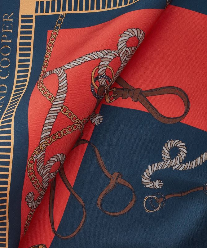 Holland Cooper Regal Horse Silk Scarf