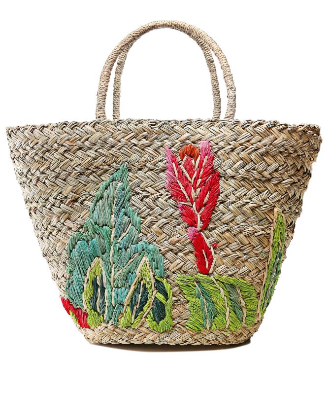 Uzurii Raffia Beach Bag