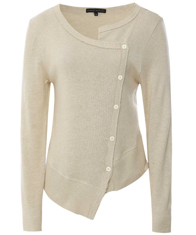 Lurdes Bergada Asymmetrical Button Cardigan