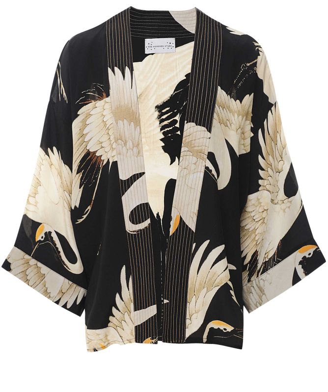 One Hundred Stars Stork Kimono