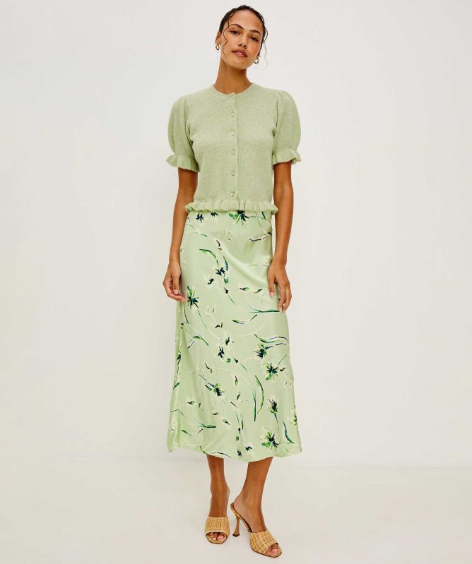 Rails Lora Ruffle-Trim Cardigan