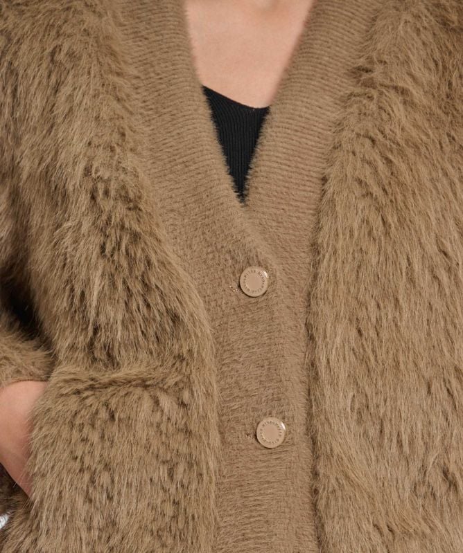 Rino and Pelle Chaimae Faux Fur Cardigan