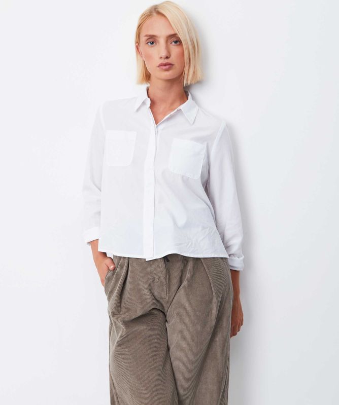 Lurdes Bergada Pop Cropped Shirt