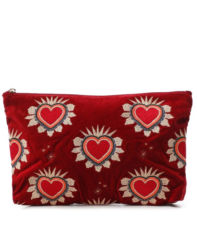 Elizabeth Scarlett Sacred Hearts Everyday Pouch