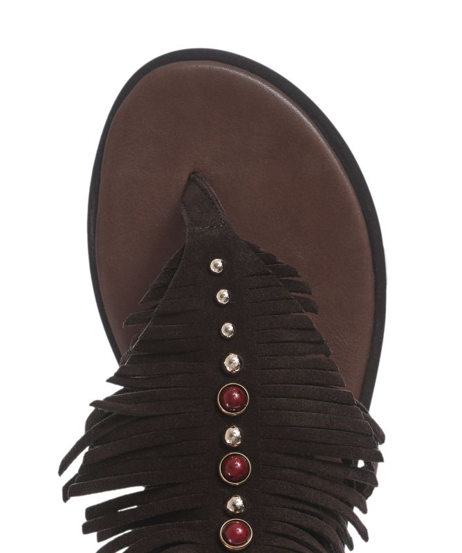INUOVO Fringe Sandals