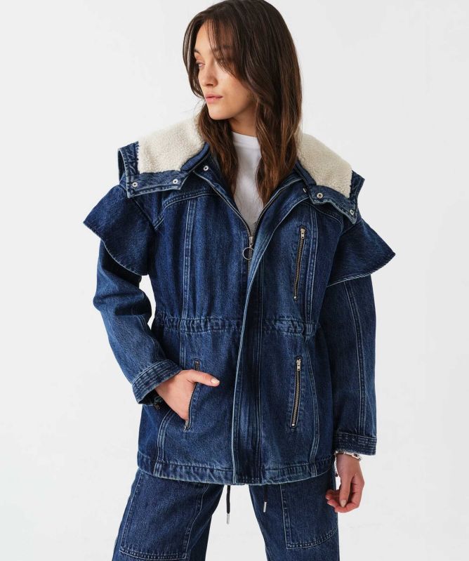 Seventy + Mochi Finn Denim Two Tone Jacket