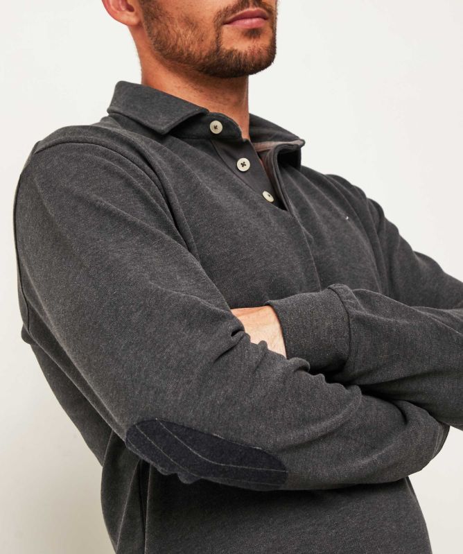 Hackett Elbow Patch Rugby Polo