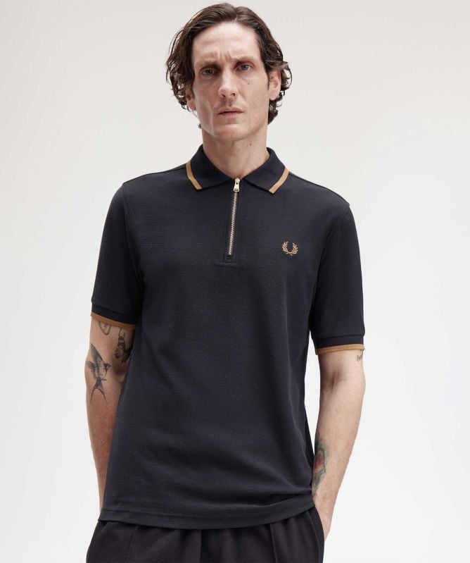 Fred Perry Crepe Pique Polo Shirt