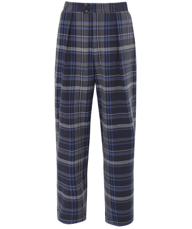 unfeigned Seersucker Check Trousers
