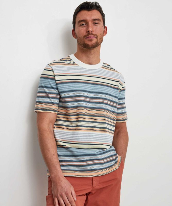 Paul Smith Organic Cotton Striped T-Shirt