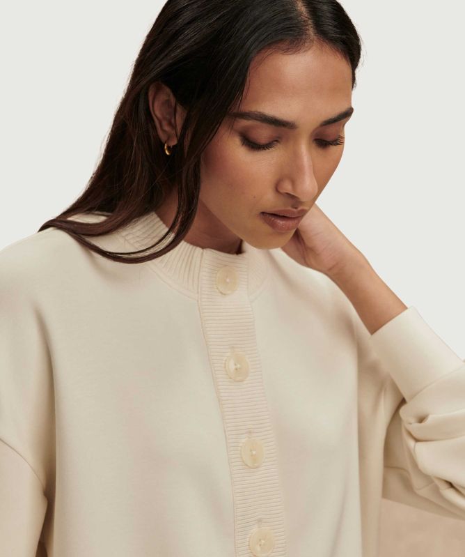 Varley Reena Button Front Sweat