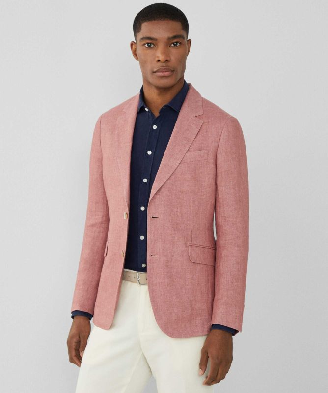 Hackett Delave Linen Hopsack Blazer