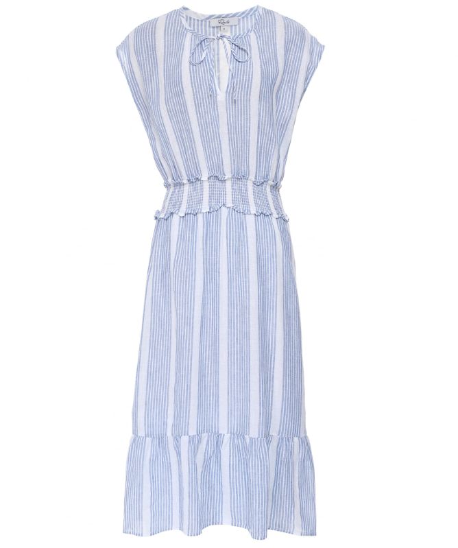 Rails Ashlyn Levanzo Stripe Linen Blend Dress