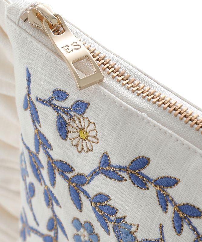 Elizabeth Scarlett Lemon Garden Frill Pouch
