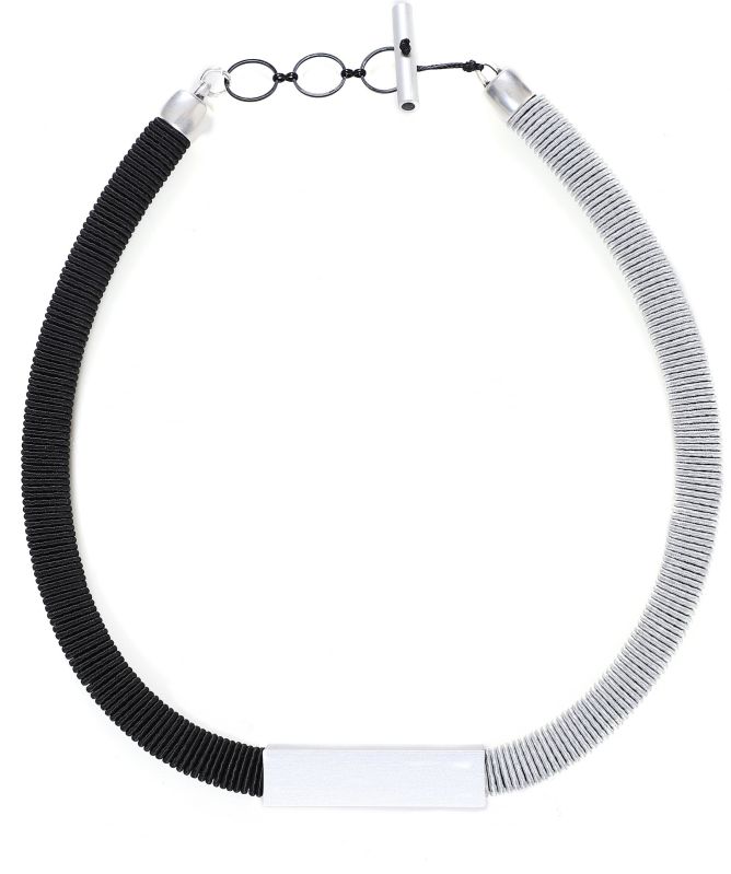 Christina Brampti Aluminium Rectangle Necklace