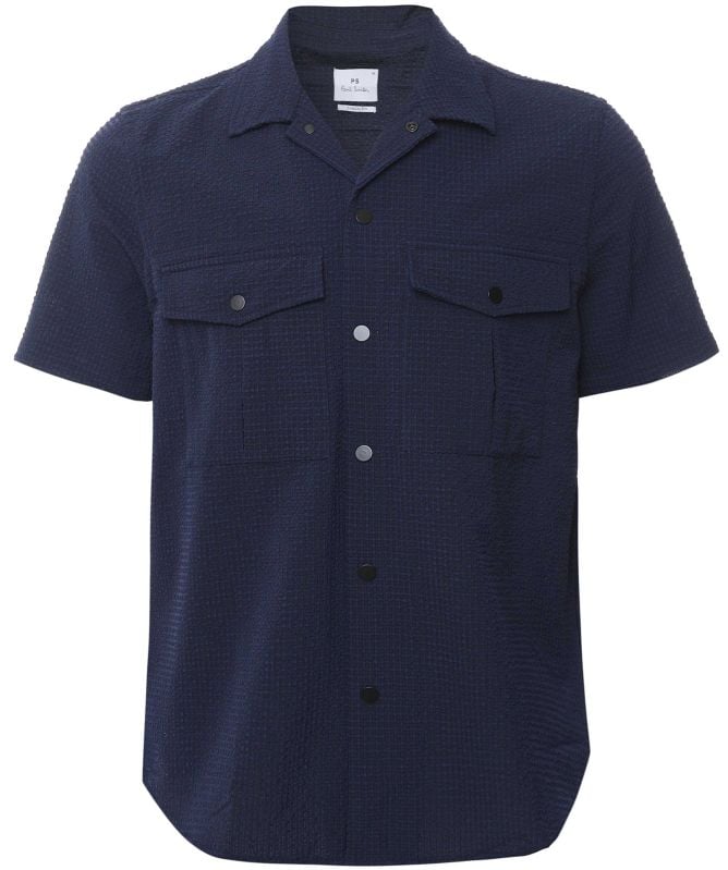 Paul Smith Seersucker Short Sleeve Shirt
