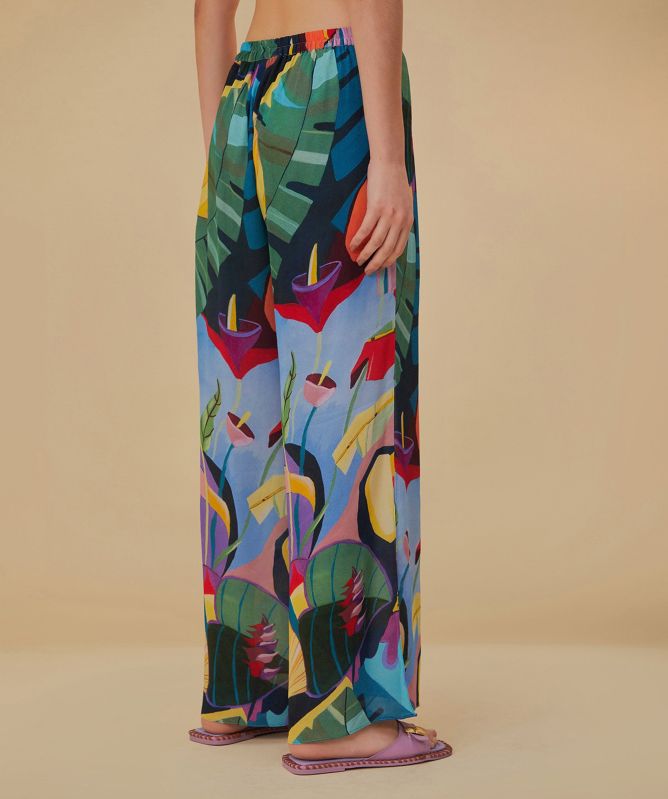 Farm Rio Tropical Scenario Pants