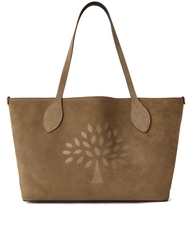 Mulberry Suede Tree Tote