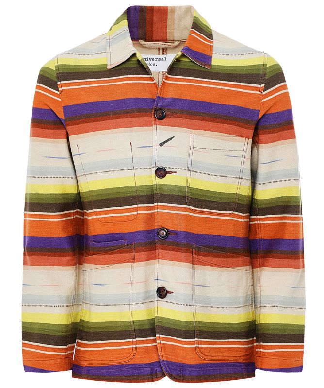 Universal Works Jacquard Mex Bakers Jacket