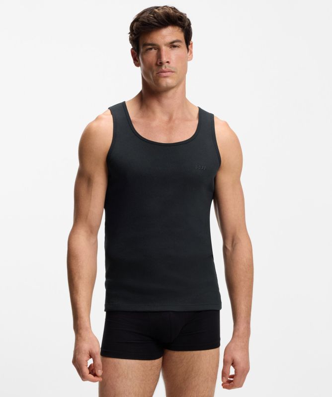 BOSS Cotton Tank Tops 3 Pack