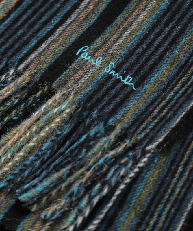 Paul Smith Lambswool Trent Stripe Scarf