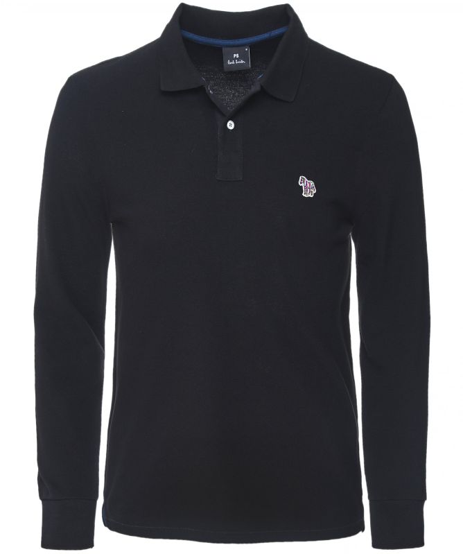 Paul Smith Long Sleeve Zebra Polo
