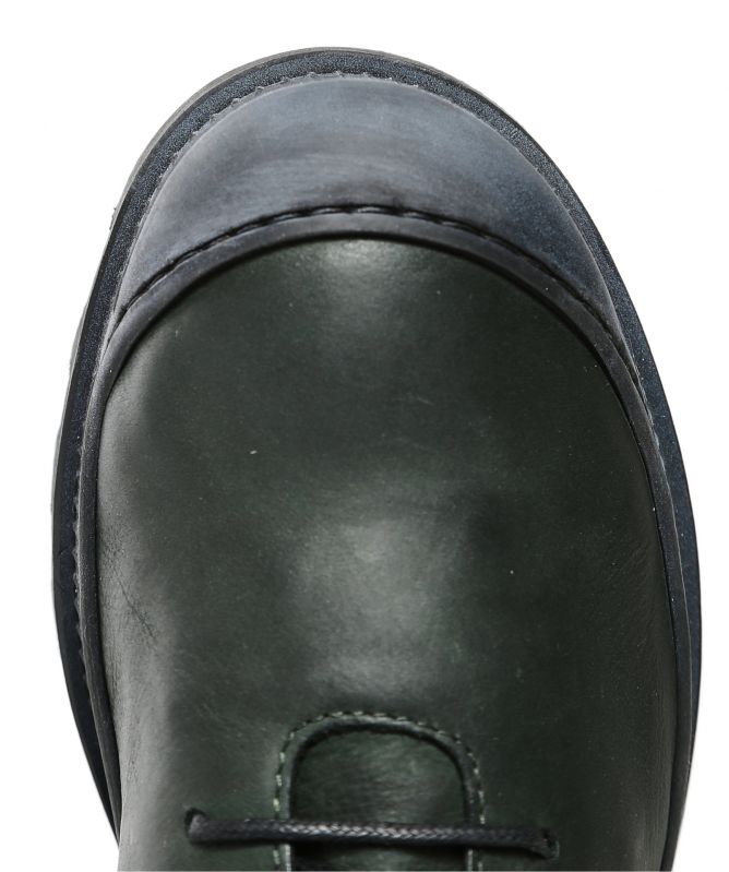 Lofina Gasoline Leather Lace Up Boot