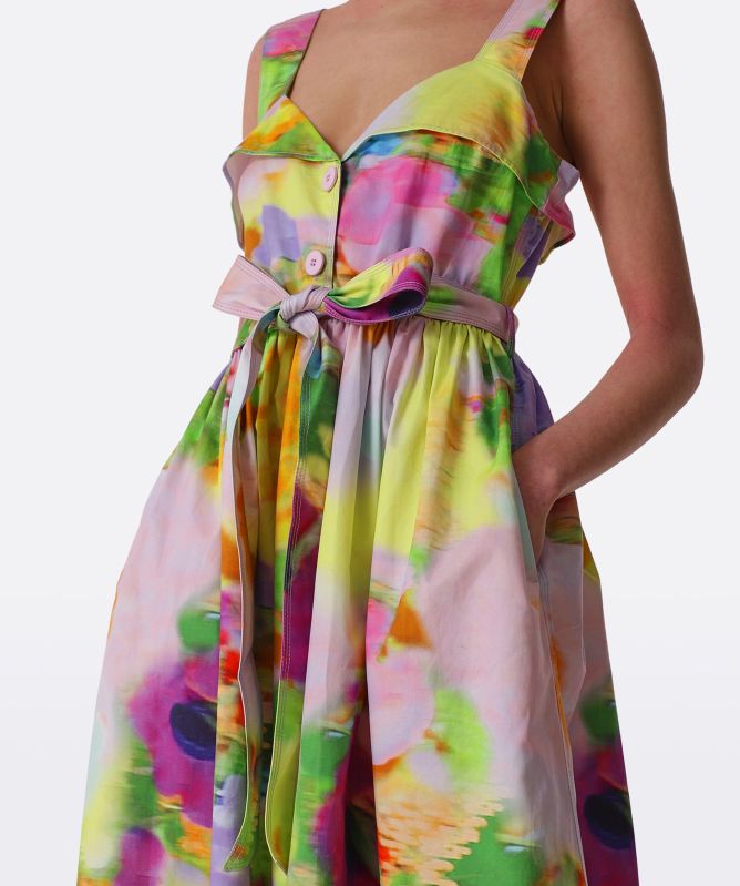 Stine Goya Stina Floral Midi Dress