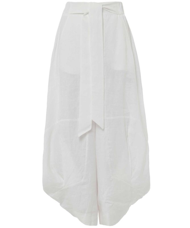 NU London Tie Waist Wide-Leg Trousers