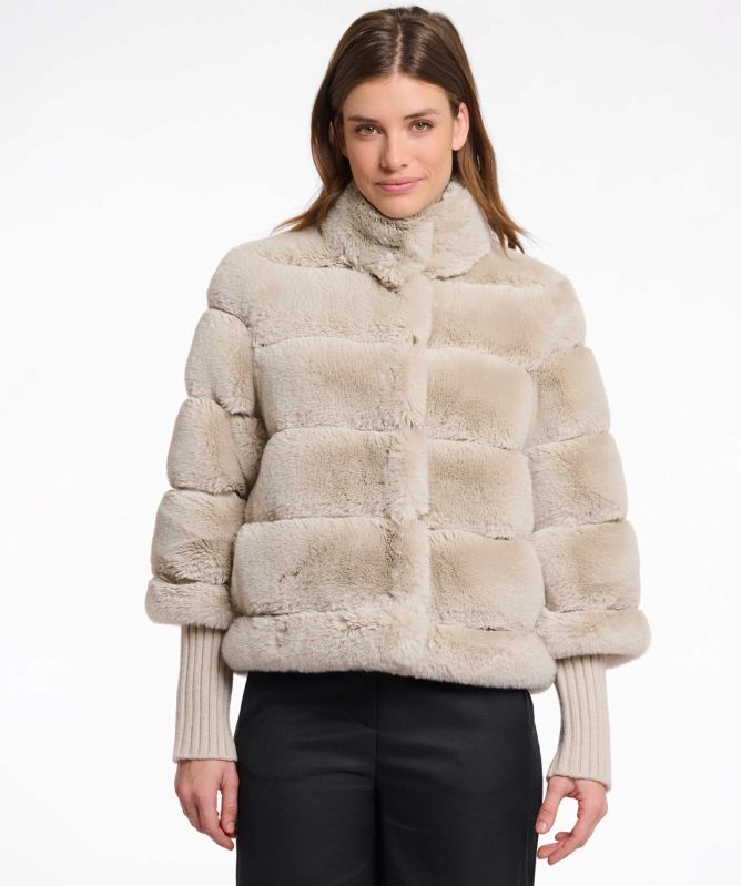 Rino and Pelle Feline Faux Fur Jacket