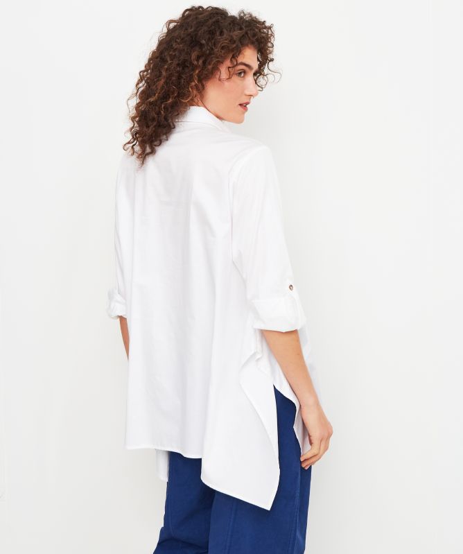 Bize Horizontal Line Cotton Shirt