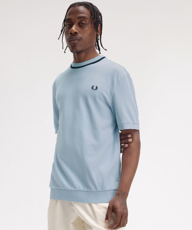 Fred Perry Crew Neck Pique T-Shirt
