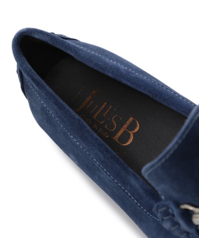 Jules B Suede Horse Bit Driving Loafers