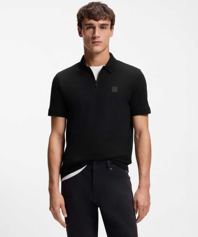 BOSS Slim Fit Passerzip Polo Shirt
