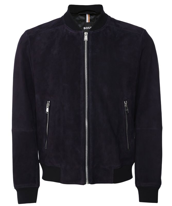 BOSS Suede Malbano1 Bomber Jacket