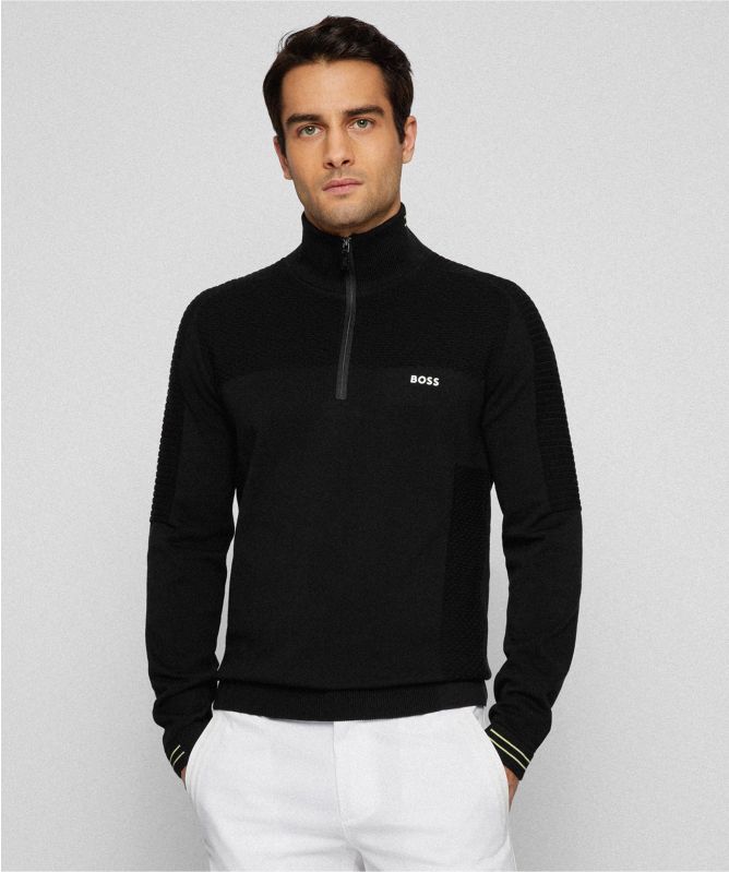 BOSS Half Zip Zenard_SR22 Sweater