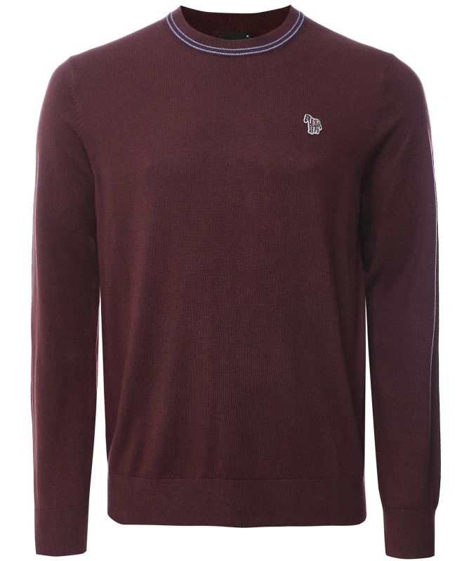 Paul Smith Crew Neck Zebra Jumper