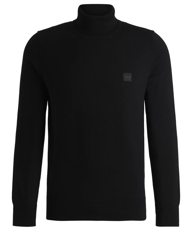 BOSS Cashmere Mix Akiro_S Roll Neck Jumper