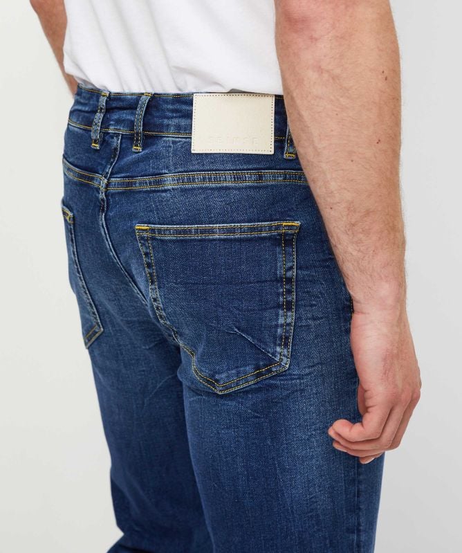 Seinse Slim Fit Dark Wash Jeans