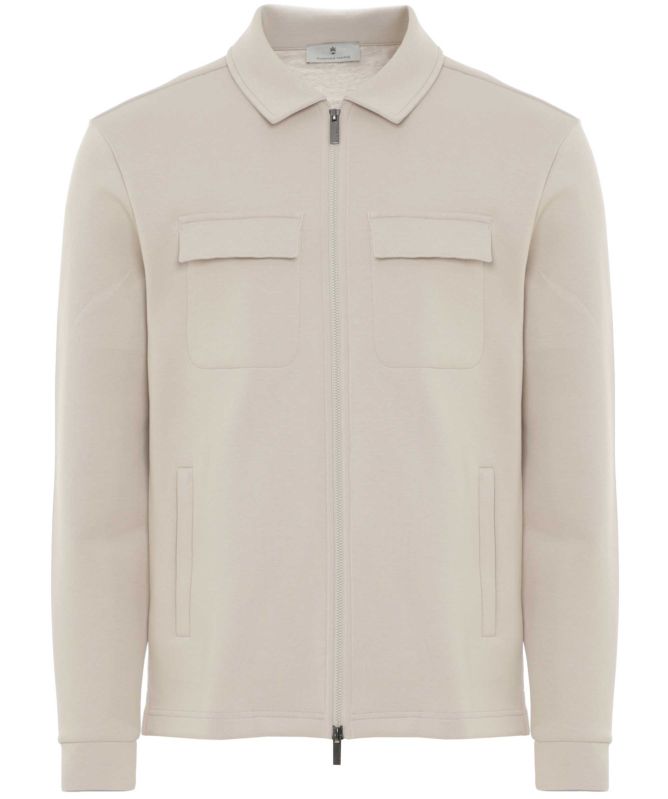 Thomas Maine Collared Full Zipper Sweatshirt