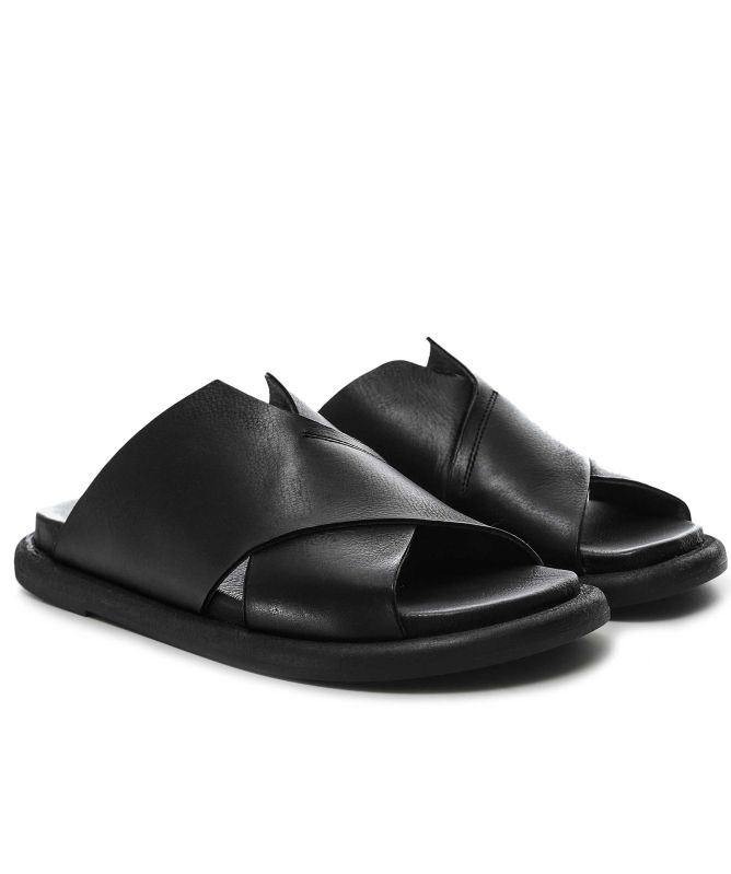 Lofina V Front Leather Sandals
