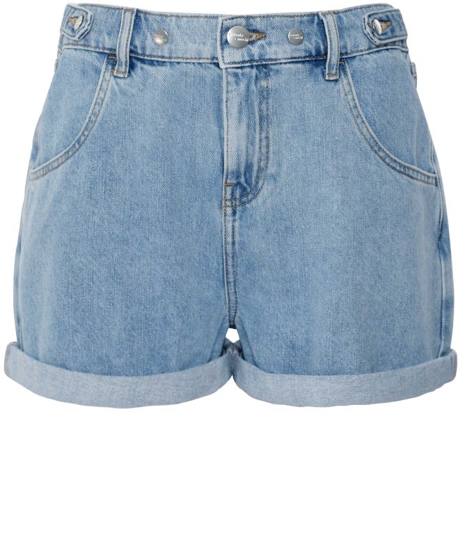 Seventy + Mochi Ali Tab Denim Shorts